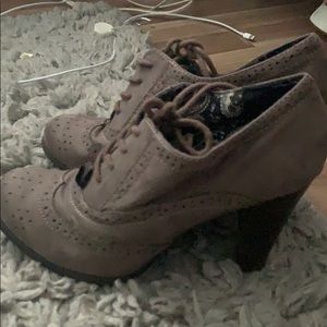 Booties Dark Grey/Purple